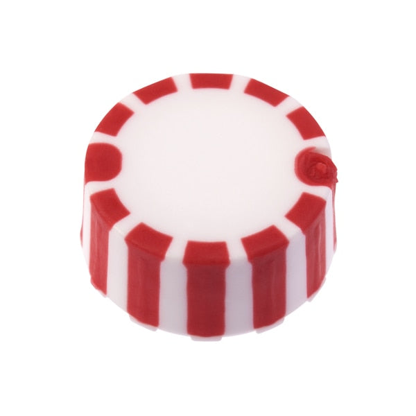 CAP ONLY, Red Screw Top Micro Tube Grip Cap W/O-Ring, Non-sterile