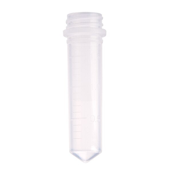 TUBE ONLY, 2.0mL Screw Top Micro Tube, Conical Bttm, Grad, Non-sterile