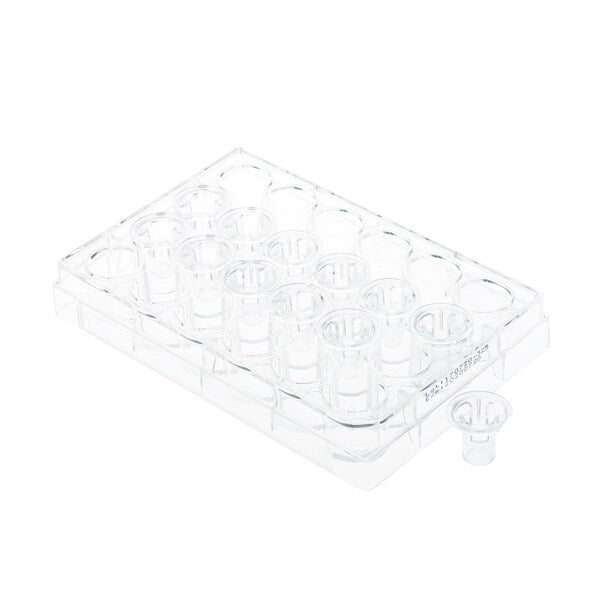 Permeable Cell Culture Inserts, 24-Well, Hanging, PET, 0.4um, Sterile