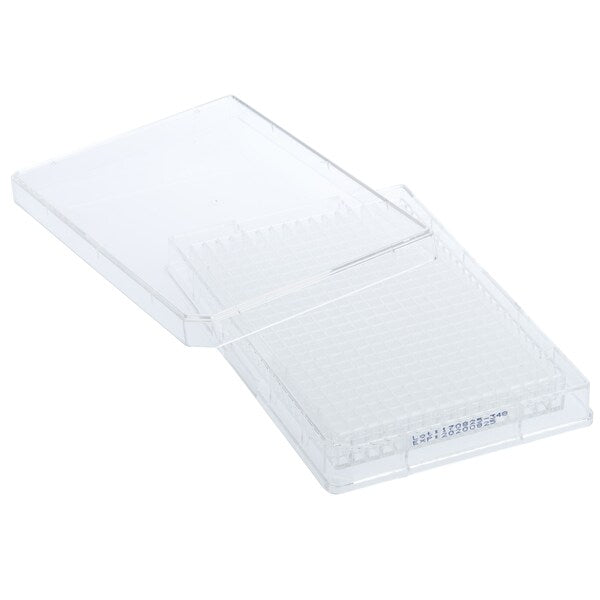 Tissue Culture Plate with Lid, Individual, Sterile, 384-Well