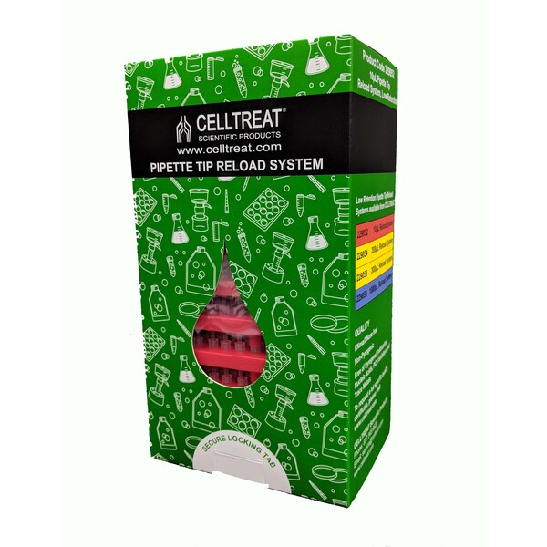 Low Retention Pipette Tip Reload System, Non-sterile, 10ÂµL