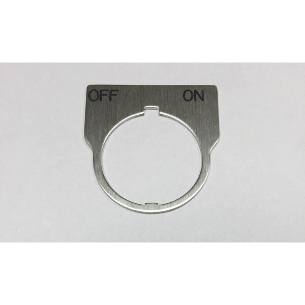 Standard Legend Plate, Off-On