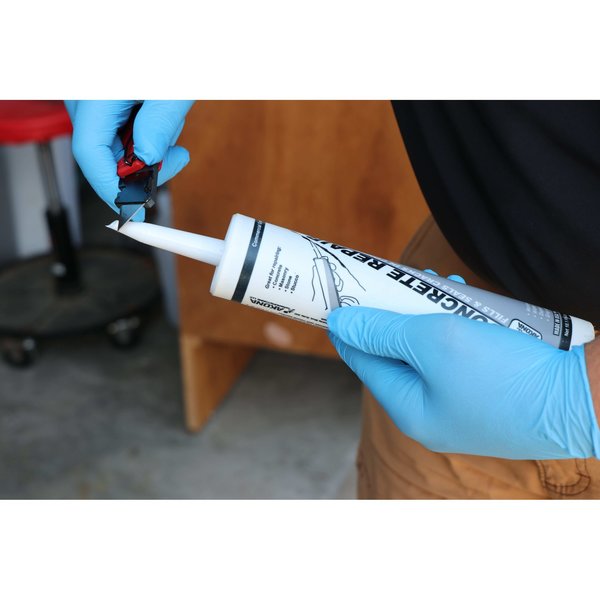10 oz. Concrete Repair, 10 oz. Tube, PK12, Gray
