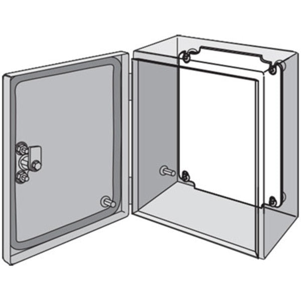 Panel, fits 200x600mm, White, Steel