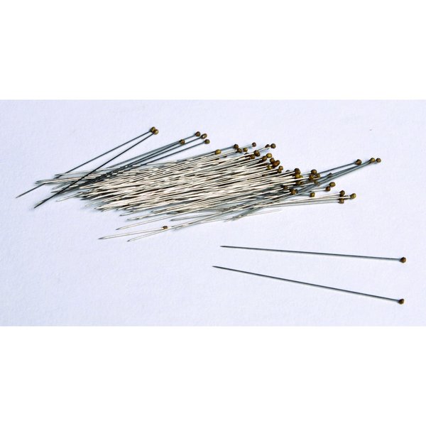 Insect Pins, 000 Steel, PK100