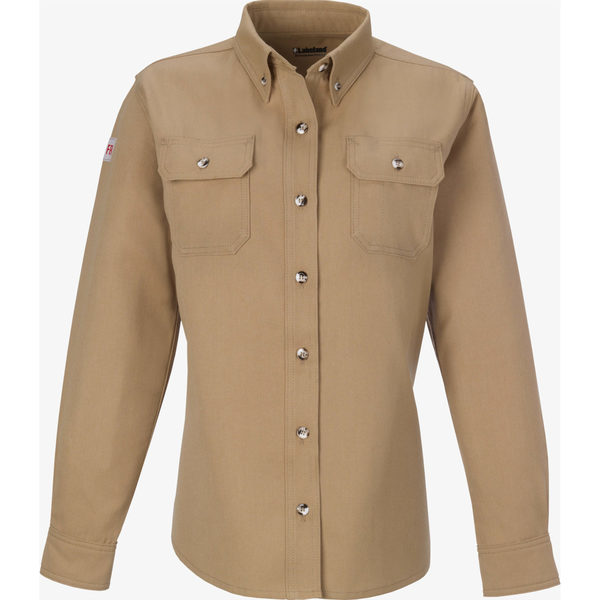 Womens Westex DH FR Shirt, Khaki, LG