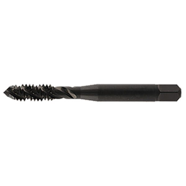Spiral Flute Tap, #10-24, UNC, 4 Flutes, Oxide