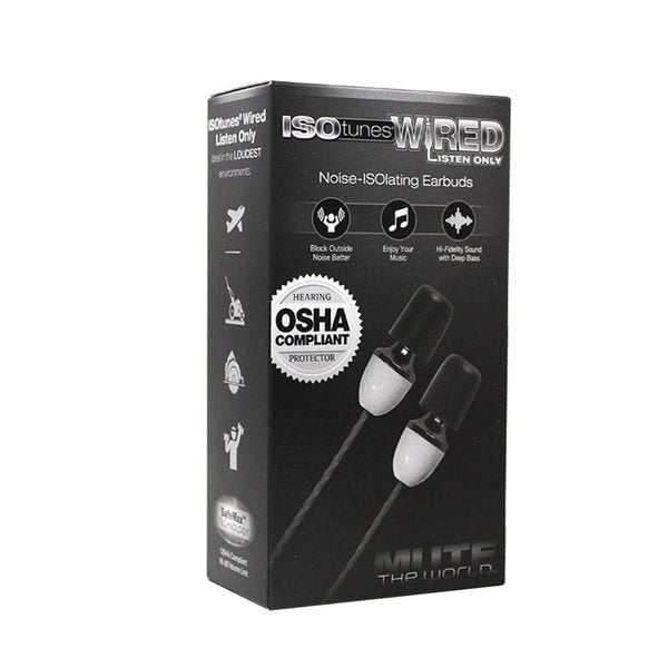 WIRED Noise-Isolating Earbuds