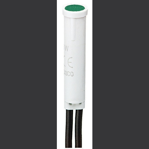 Ind Light, Mini, Red, 125V, Flush