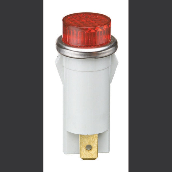 Ind Light, Red, 125V, Rais d, Spd