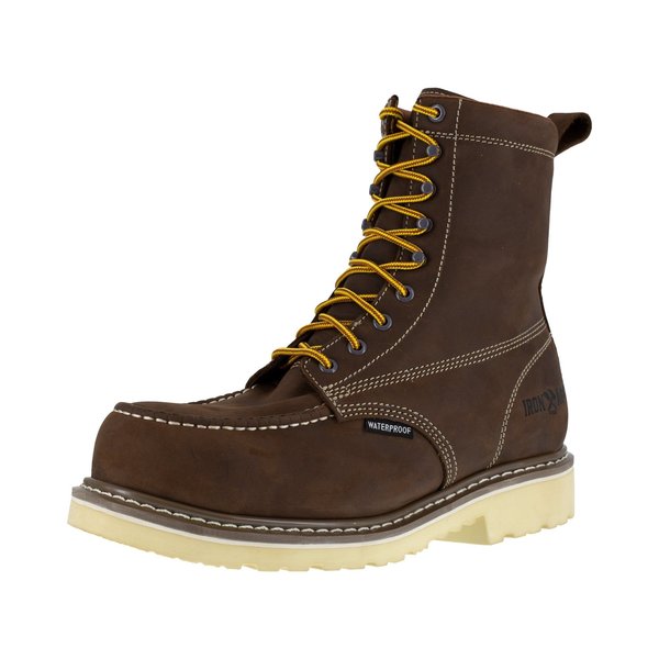 Mens Brown Comp Toe 8 in Waterproof, PR