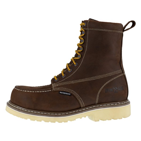 Mens Brown Comp Toe 8 in Waterproof, PR