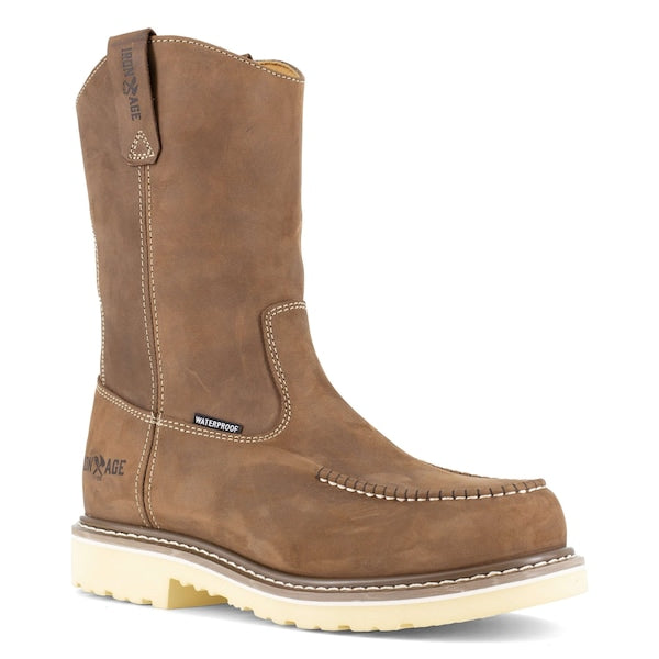Mens Brown Comp Toe 11 in Moc Toe Wat, PR