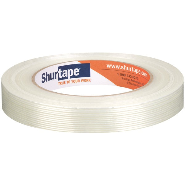 Packaging Tape, 55m L, Clear, 4-47/64