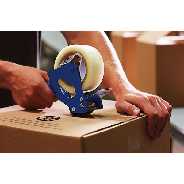 Packaging Tape, 48mm W, 100m L, 2 mil Thick, Clear, Standard Duty, 6 Pack