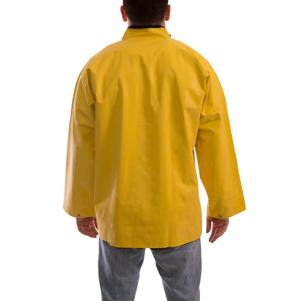 Magnaprene Flame Resistant Rain Jacket, Yellow, 2XL