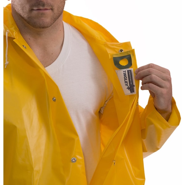 Iron Eagle Rain Jacket, Unrated, Yellow, M
