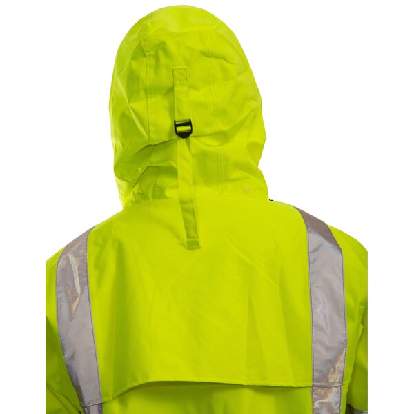 Icon Rain Jacket, Class 3, Type P, Black/Ylw, M