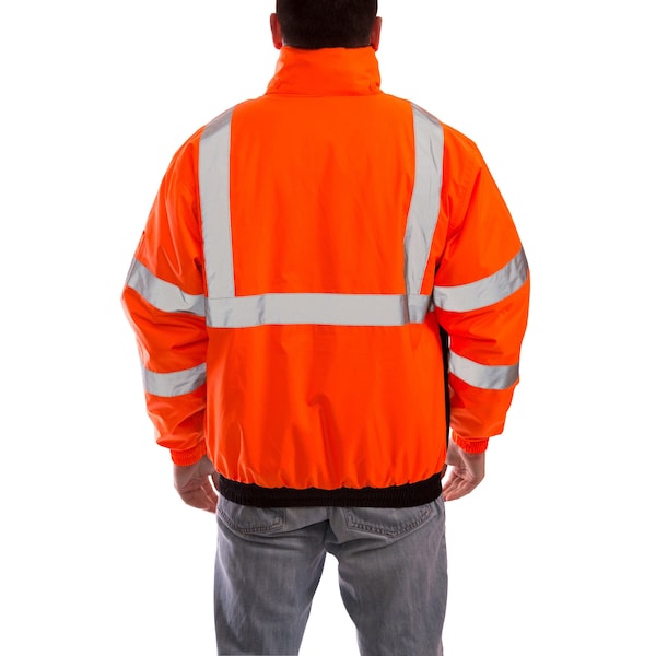2X Class 3 Hi-Vis Bomber Jacket, Orange