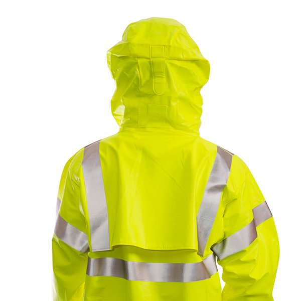 Eclipse Arc Flash Rain Jacket, Cat 2, Ylw/Green, 3XL