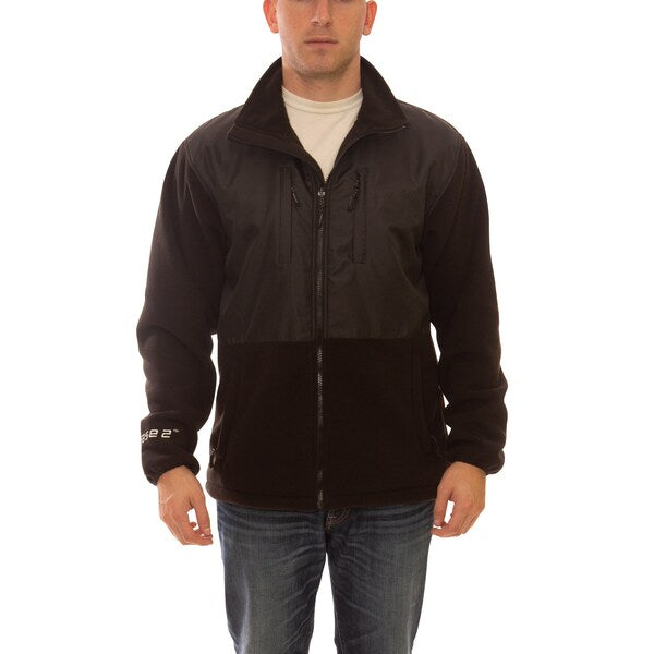 Jacket, 360 Gram Breathable Fleece, M, Blk