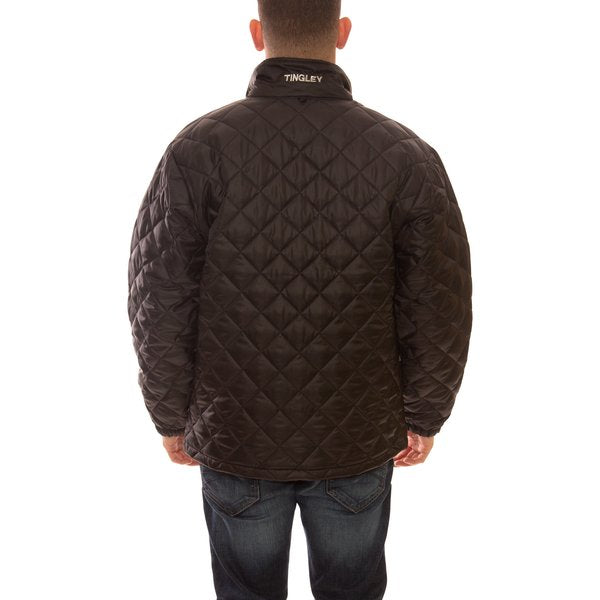 Jacket, Quilted Insulated, M, Black