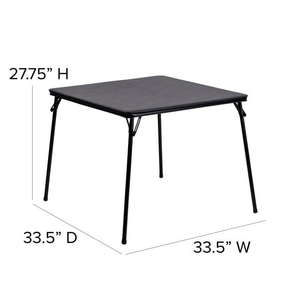 Square Folding Table, 33.5
