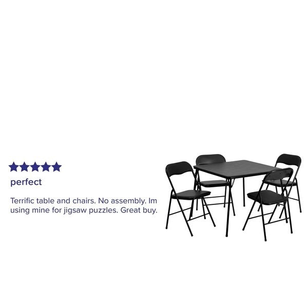 Square Folding Table, 33.5