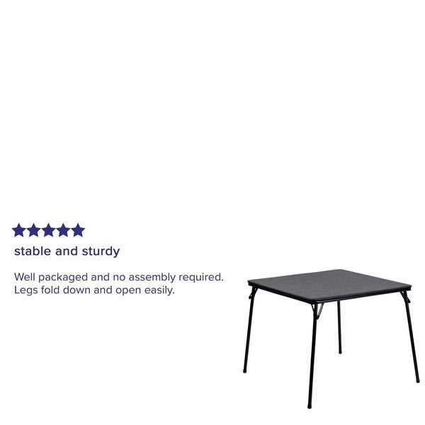 Square Folding Table, 33.5