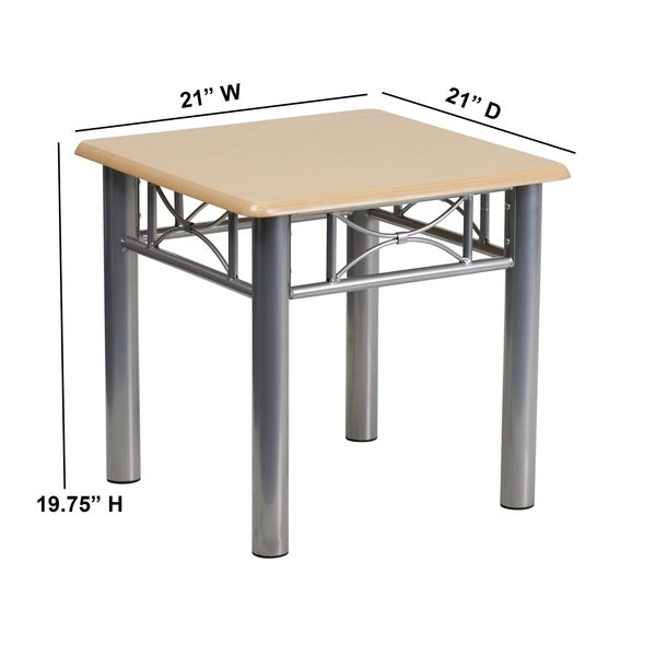 Square End Table, 21