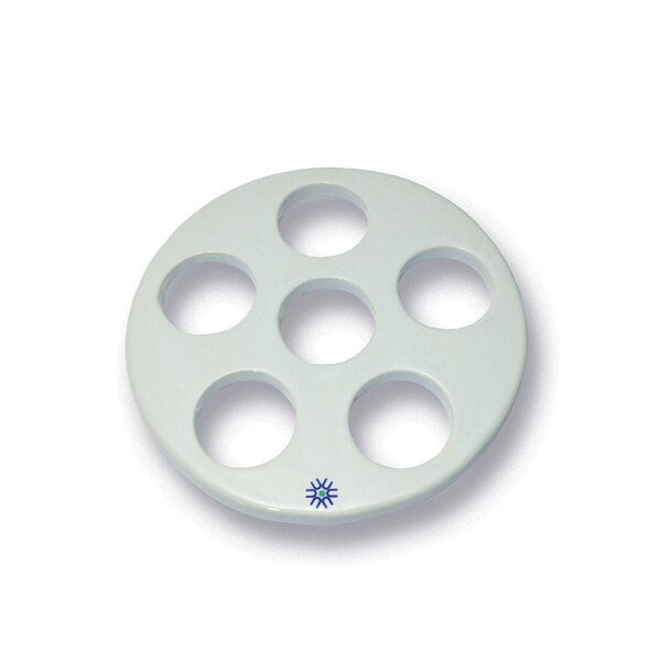 Porcelain Desiccator Plate, Large Holes,