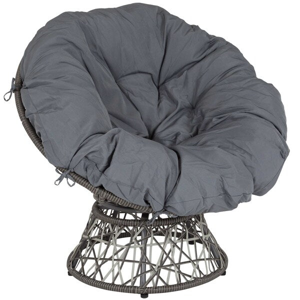 Patio Chair, Papasan, Swivel, Bowie