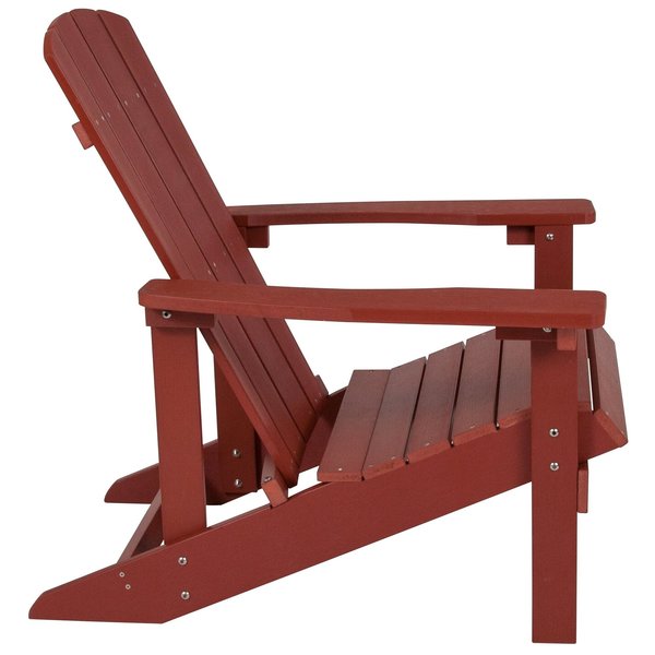 Red Adirondack Chair, 29.5 W 33-1/2