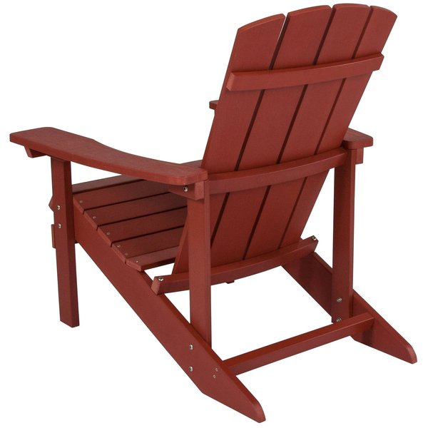 Red Adirondack Chair, 29.5 W 33-1/2