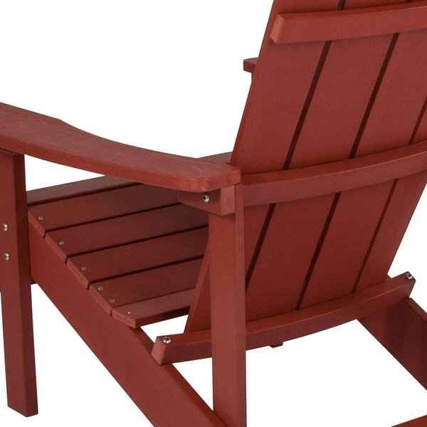 Red Adirondack Chair, 29.5 W 33-1/2