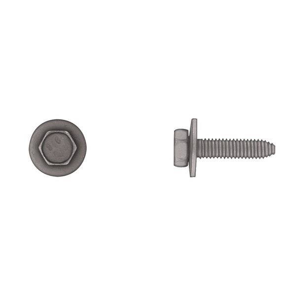 Blk Hex Head Body Bolts 6-1.00X25mm 17mm OD PK100