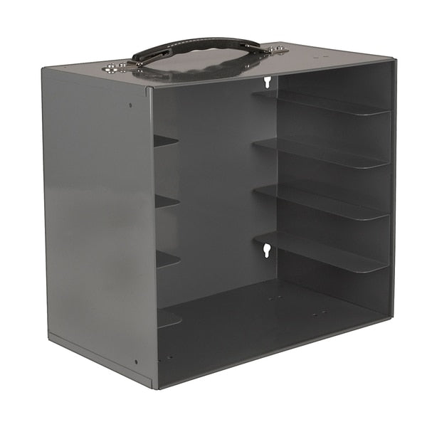 Gray Small Metal Cabinet 10 3/4