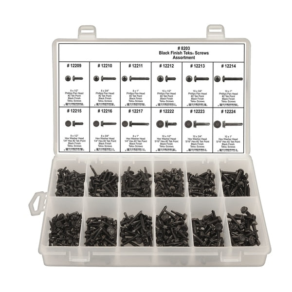 Teks Screw Assortment, 415 pcs.
