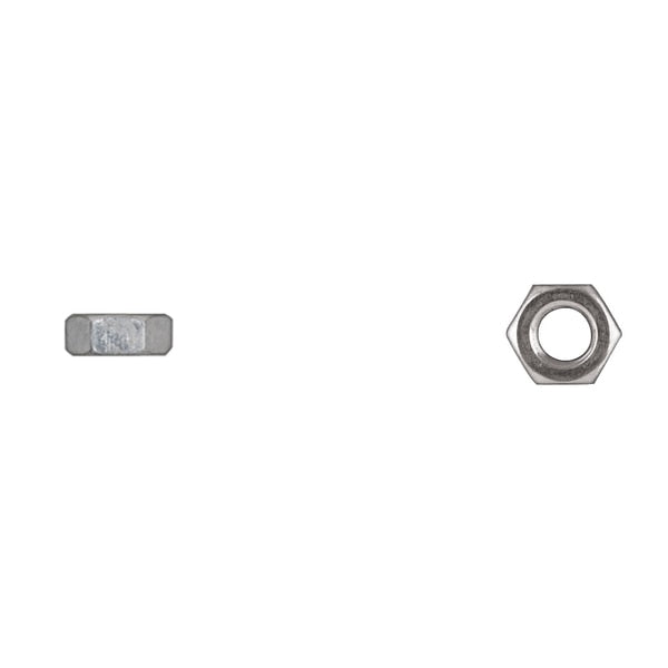 Hex Nut, M5-0.80, Class 8, Bright Zinc Plated