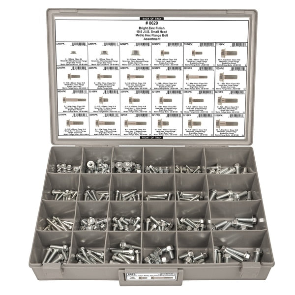 Hex Flange Bolt Assortment, 229 pcs.
