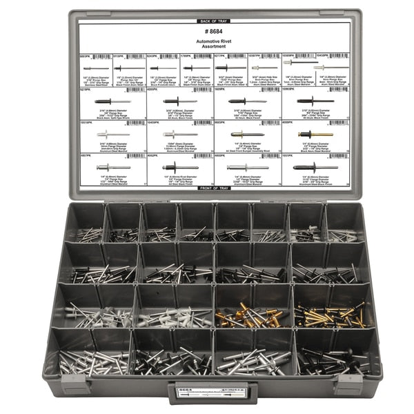 Automotive Rivet Assortment, 380 pcs.