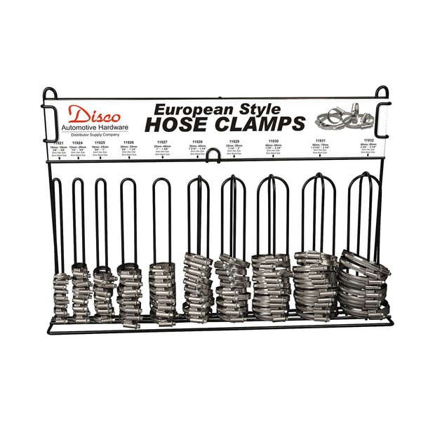 European Hose Clamp Assortment, 100 pcs.