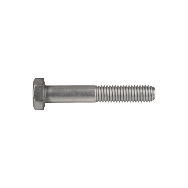 Class 8.8, M8-1.25 Hex Head Cap Screw, Zinc Plated Steel, 50 mm L
