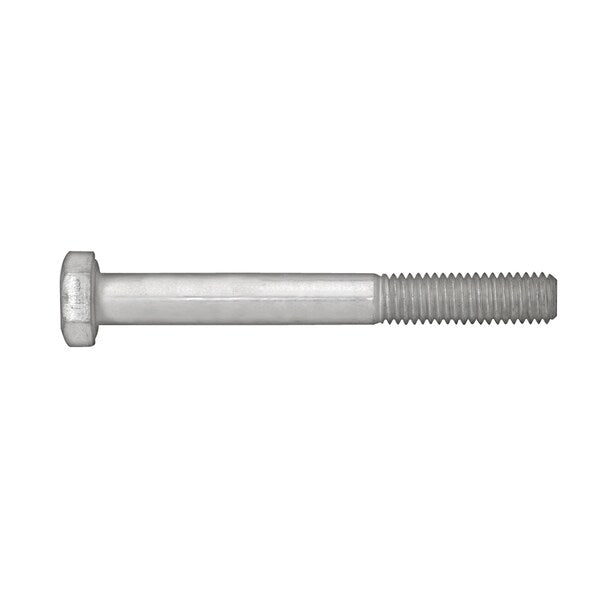 Class 8.8, M8-1.25 Hex Head Cap Screw, Zinc Plated Steel, 70 mm L