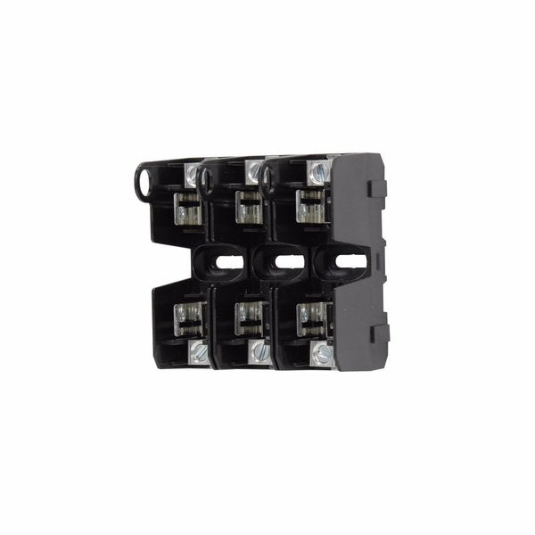 Fuse Block, 3 Poles, 0 to 30A, 600VAC/DC