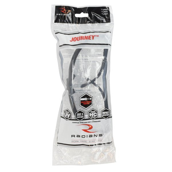 Safety Glasses, Wraparound Clear AF Polycarbonate Lens, Anti-Fog, Scratch-Resistant