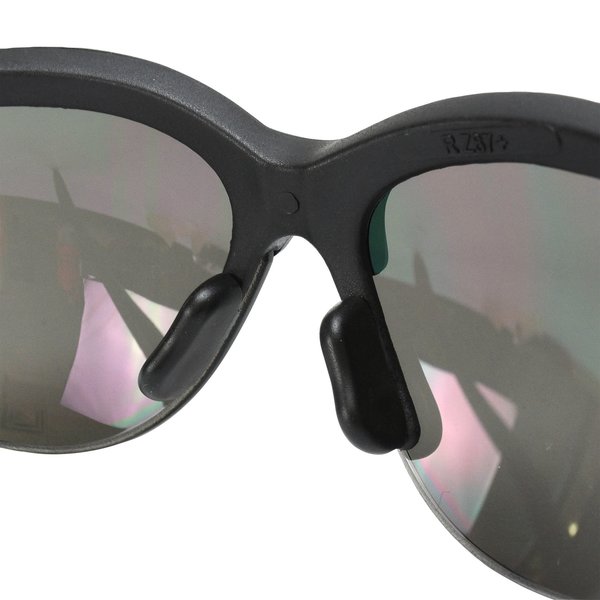 Safety Glasses, Wraparound Smoke AF Polycarbonate Lens, Anti-Fog, Scratch-Resistant