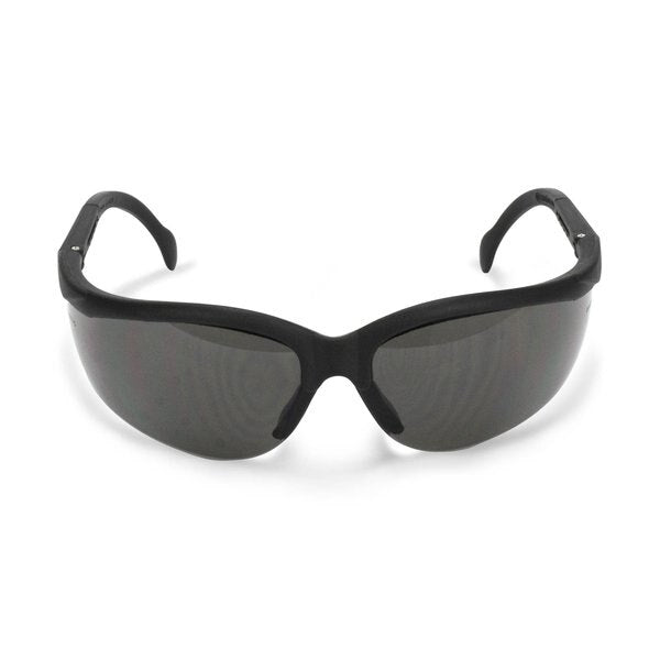 Safety Glasses, Wraparound Smoke AF Polycarbonate Lens, Anti-Fog, Scratch-Resistant