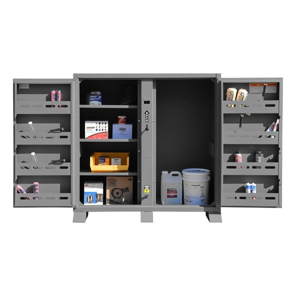 Jobsite Storage Cabinet, 47.5 cu ft, 14 Ga