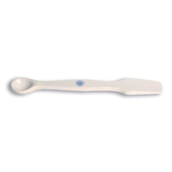 Spatula With Spoon, Porcelain, 125Mm